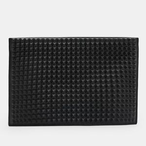 All SAINTS Bettina BLACK Studded Leather Clutch Bag. NEW NO TAG